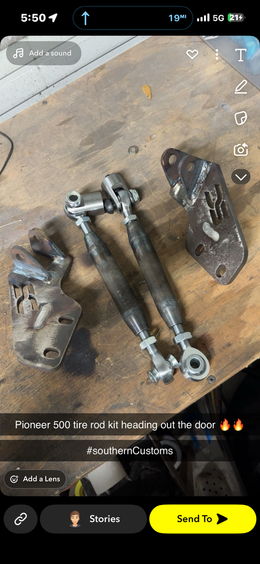P500/520 DIY steering bracket