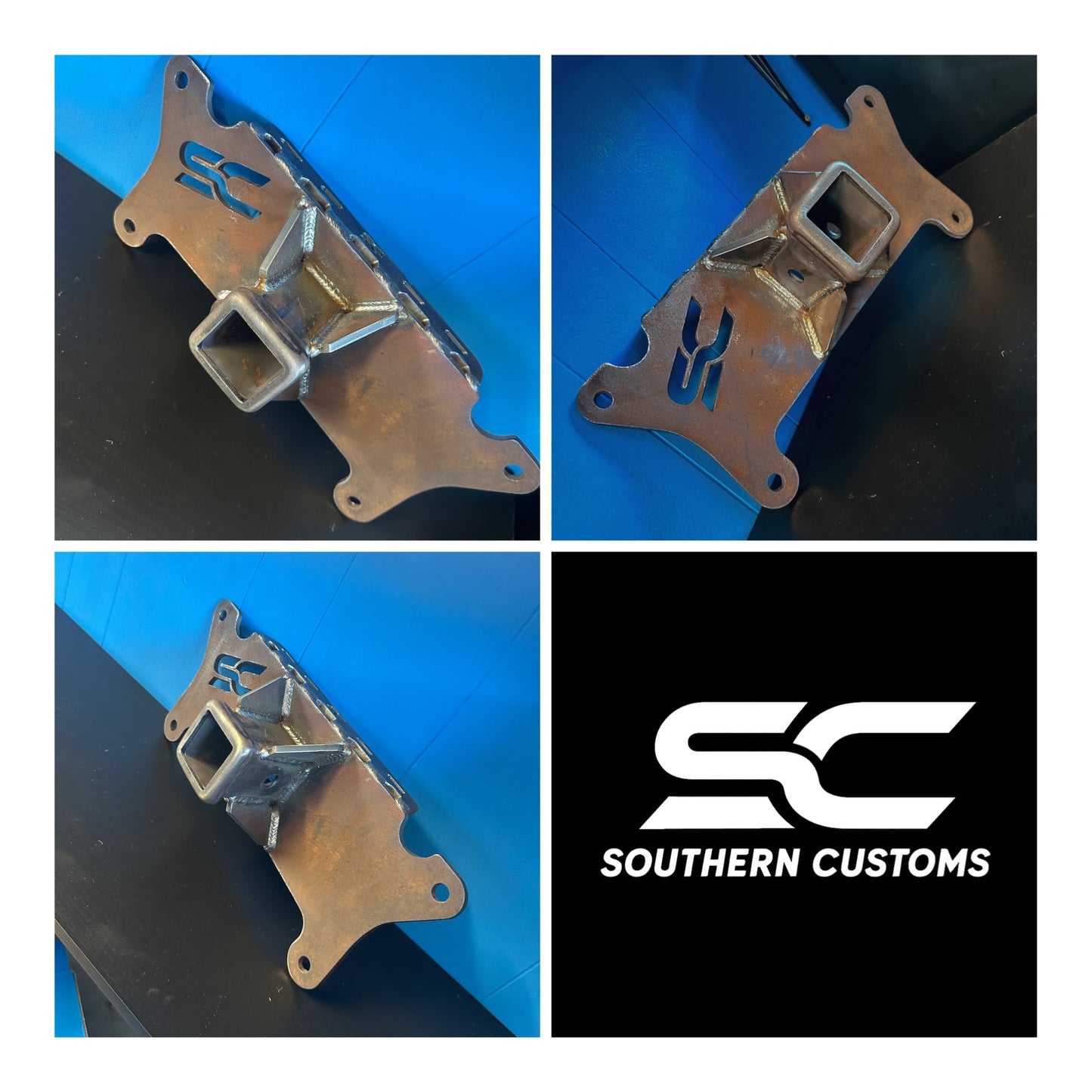P500/520 stiffener/receiver hitch