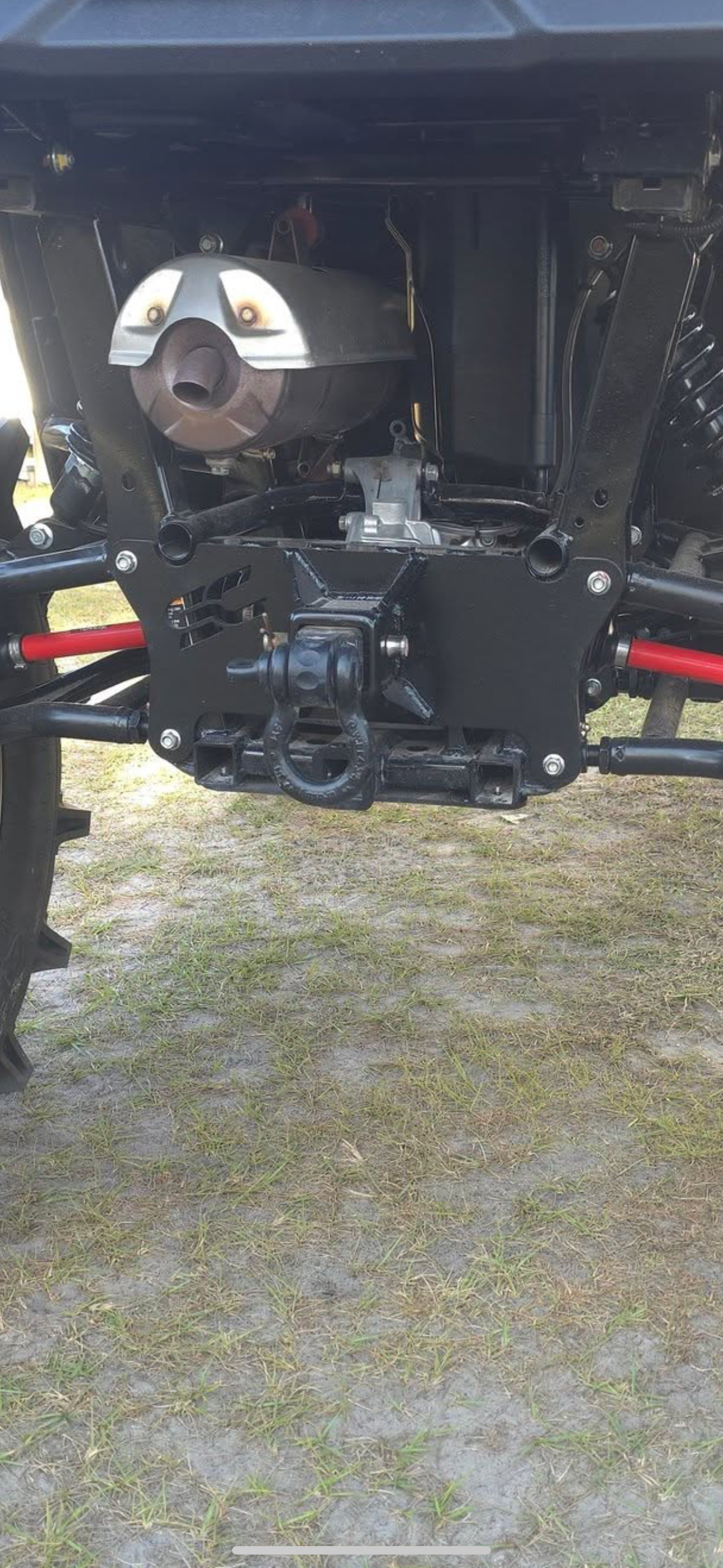 P500/520 stiffener/receiver hitch